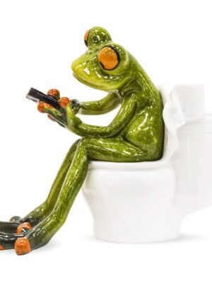 aa-79.jpg Figurka Żaba Na Toalecie