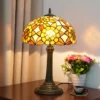 aa-8.webp Lampa witrażowa w stylu Tiffany. Słoneczniki w ogrodzie