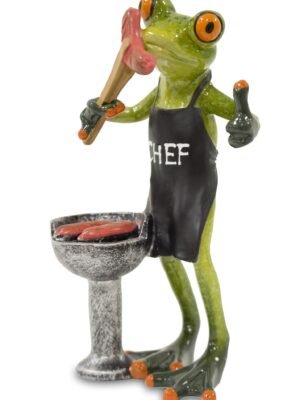 aa-80.jpg Figurka Żaba Przy Grilu