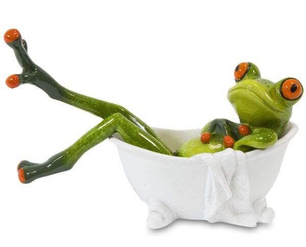 aa-82.jpg Figurka Żaba W Wannie