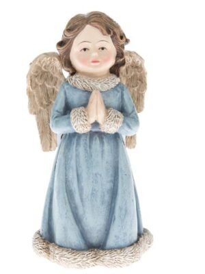 Figurka modlący się anioł