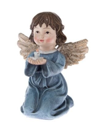 Figurka anioł ze świecą