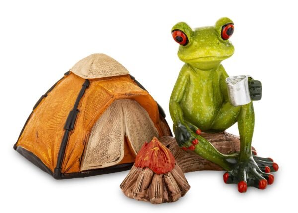 Figura żaba żabka biwakowicz