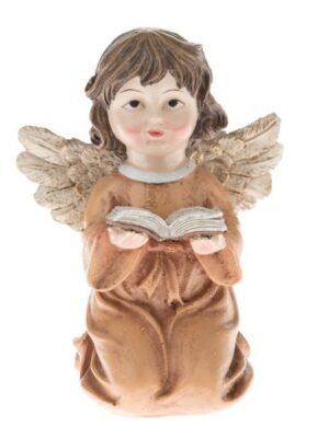 Figurka anioł z książką