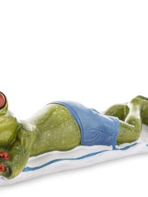 aa-97.jpg FIGURKA ŻABA PLAŻOWICZ 5x18x6cm