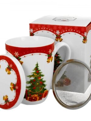 Kubek z zaparzaczem choinka