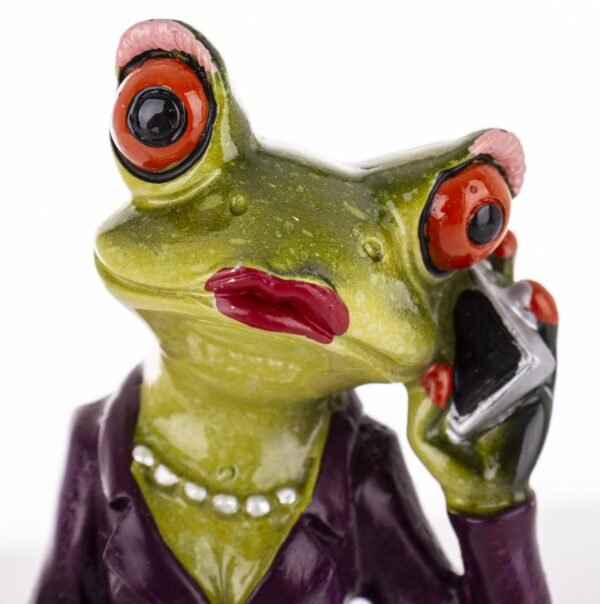 Figurka żabka elegantka kierowniczka prezent żaba