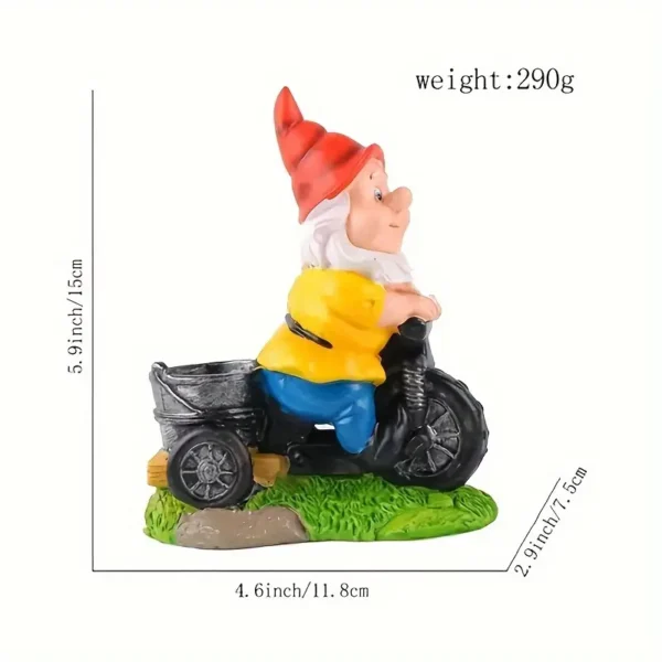 Uroczy Krasnal na Trójkołowym Wózku