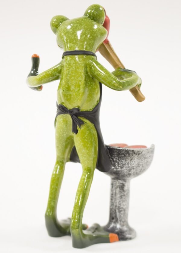 Figurka Żaba Przy Grilu