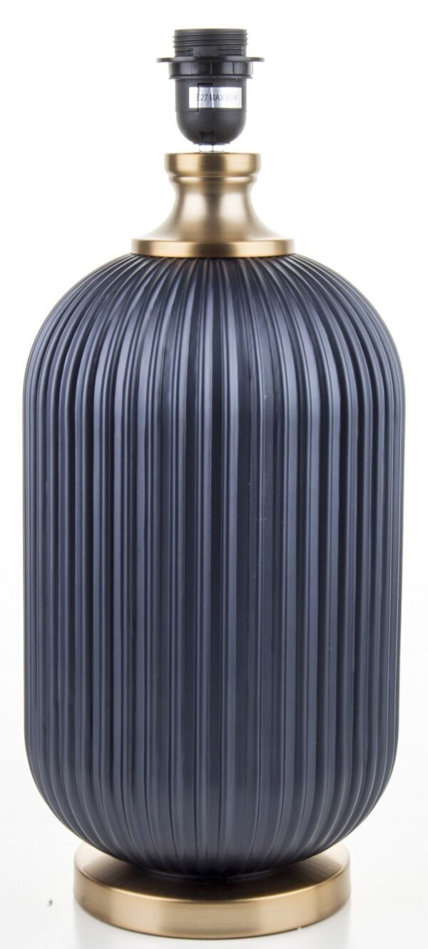 Piękna elegancka lampa z kloszem w granacie