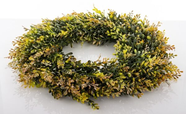 Stroik Wianek na drzwi Sztuczne kwiaty - 48 x 48 x 6 cm