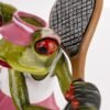 Figurka  żaba tenisistka