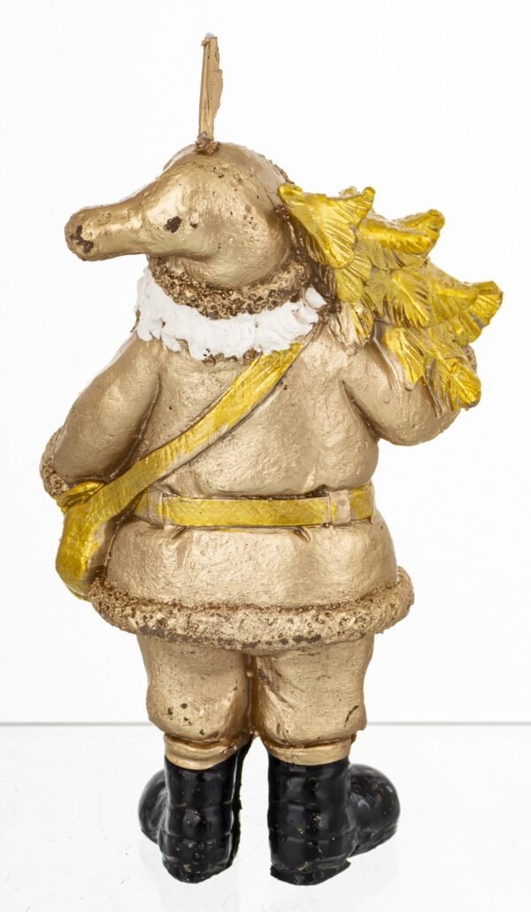 Świeca Mikołaj  Złoty