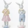 Figurki króliczków wielkanocnych komplet