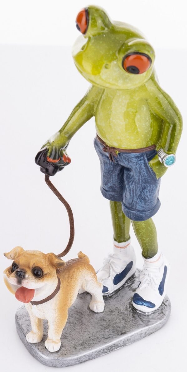 Figurka Żaba Z Psem