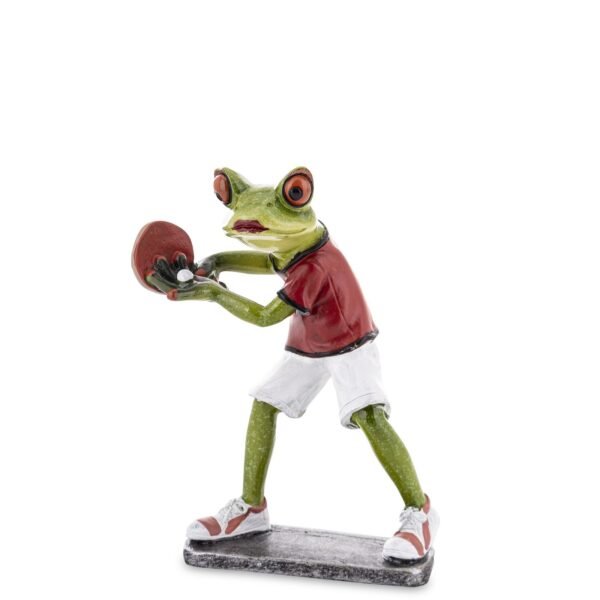 Figurka żaba tenis stołowy