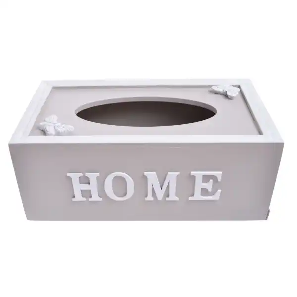 PUDEŁKO NA CHUSTECZKI BEŻ"HOME"