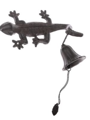 Żeliwny dzwon do powieszenia jaszczurka dzwonek