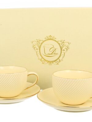 Kpl 2 Filiżanek  Ze Spodkiem Ice Cream 220Ml