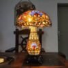 Lampa witrażowa w stylu Tiffany. Marzenie. Wysokość 64cm