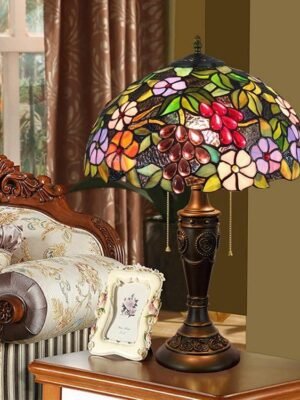 Lampa witrażowa w stylu Tiffany, Magiczny ogród