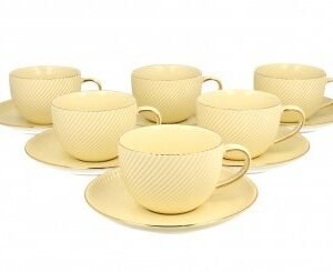 6 Filiżanek Ze Spodkiem Ice Cream