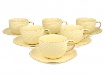 6 Filiżanek Ze Spodkiem Ice Cream