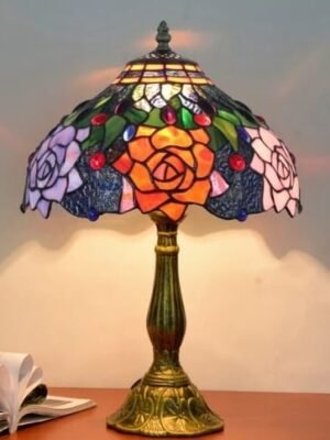 q.jpg Lampa witrażowa w stylu Tiffany