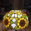 slon-3.jpg Lampa witrażowa w stylu Tiffany. Słoneczniki w ogrodzie