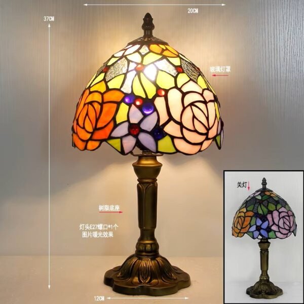 spokojny-sen-1.jpg Lampa witrażowa w stylu Tiffany. Spokojny sen