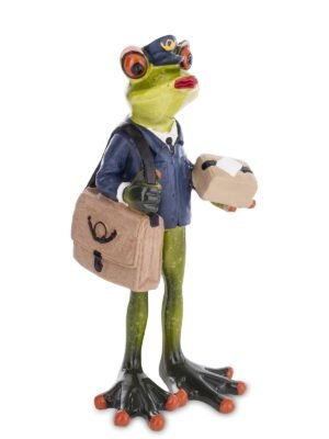 Figurka żaba- Listonosz