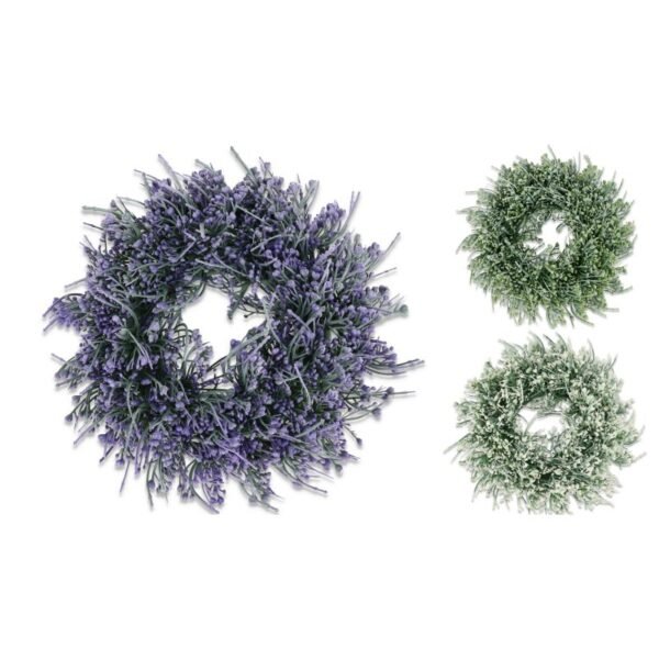 Wianki  dekoracyjne w dwóch kolorach 23cm