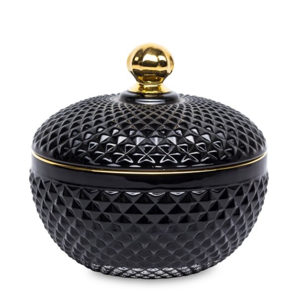 Szklany pojemnik dekoracyjny