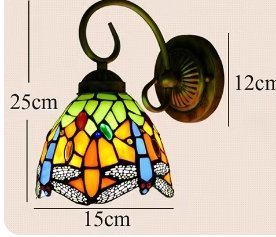 Kinkiet w stylu Tiffany