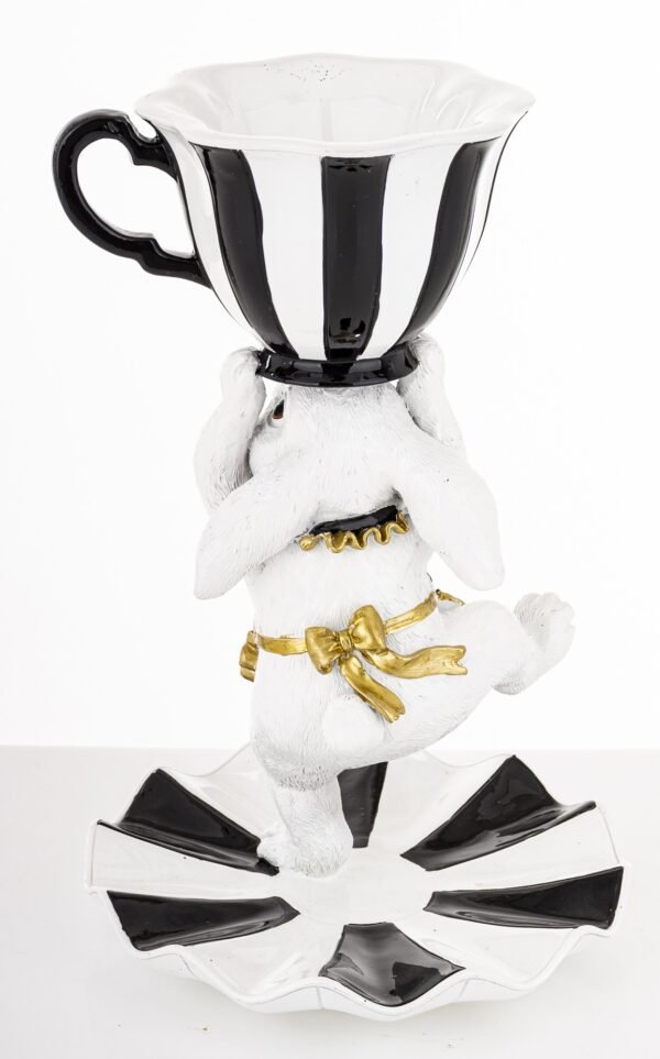 Figurka wielkanocna zająca z filiżanką  183135