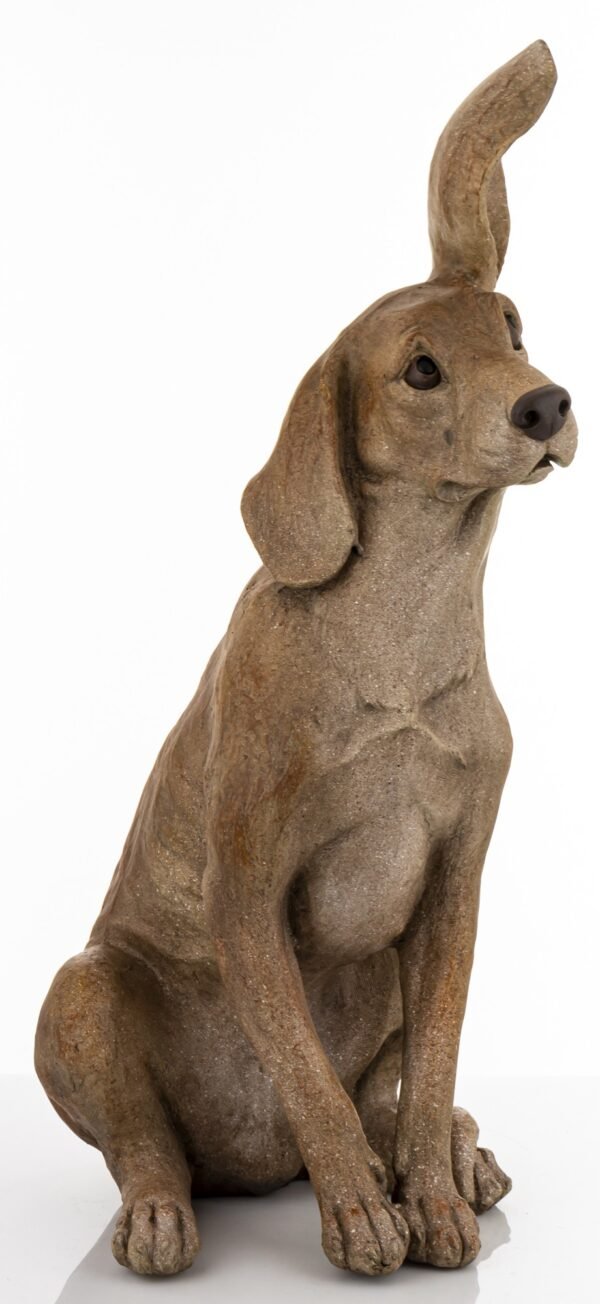 Figurka  piękny duży pies, wysokość 77cm