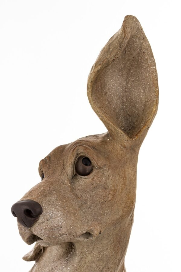 Figurka  piękny duży pies, wysokość 77cm