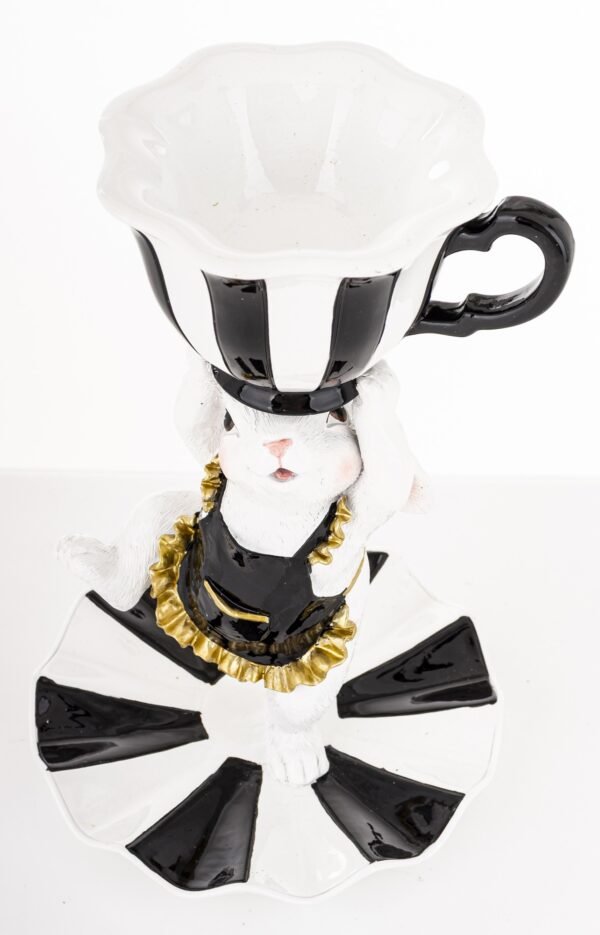 Figurka wielkanocna zająca z filiżanką  183135