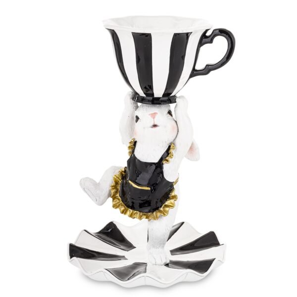 Figurka wielkanocna zająca z filiżanką  183135