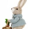 Figurka króliczka z koszykiem