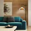 Lampa witrażowa w stylu Tiffany, podłogowa, wys. 163cm