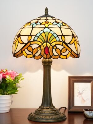Lampa witrażowa w stylu Tiffany, Pastoralna 30"