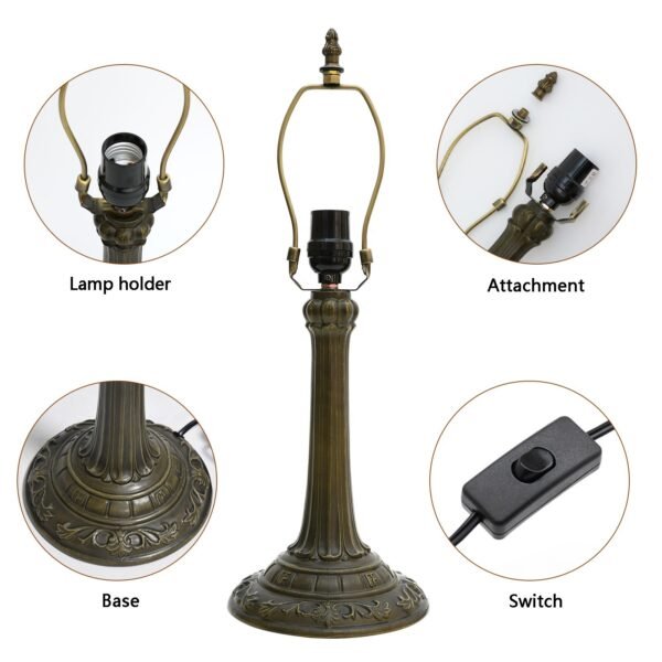 Lampa witrażowa w stylu Tiffany, Pastoralna 30"