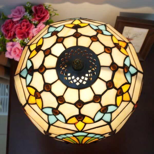 Lampa witrażowa w stylu Tiffany, Pastoralna 30"