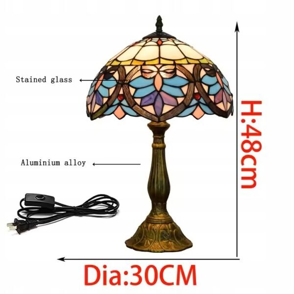 Lampa witrażowa w stylu Tiffany, Karnawał