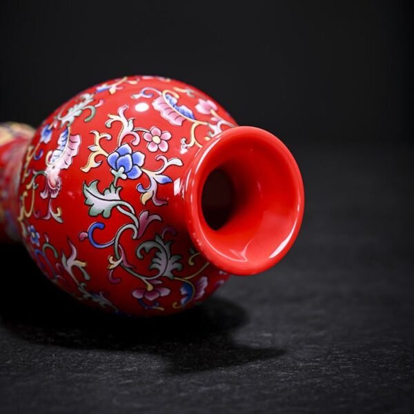 Ceramiczny, dekoracyjny wazon, wys. 15cm, ceramika hydroponiczna