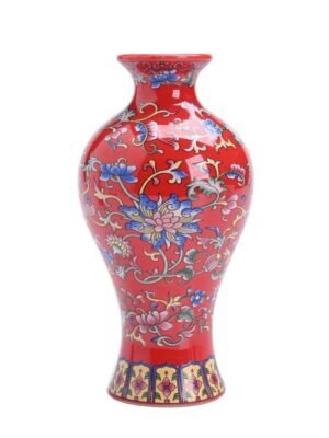 Ceramiczny, dekoracyjny wazon, wys. 15cm, ceramika hydroponiczna