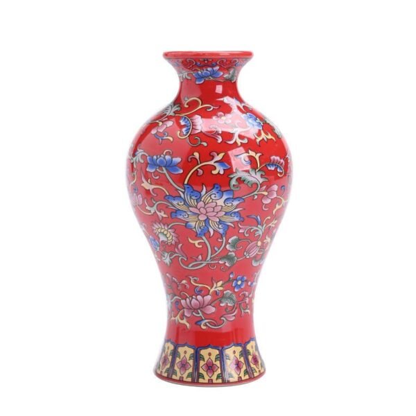 Ceramiczny, dekoracyjny wazon, wys. 15cm, ceramika hydroponiczna